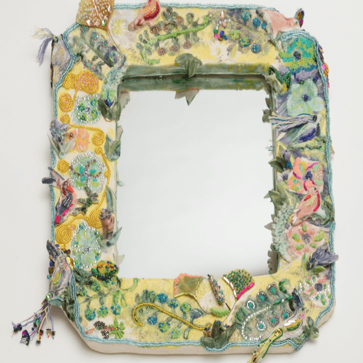Decorative Floral Mirror